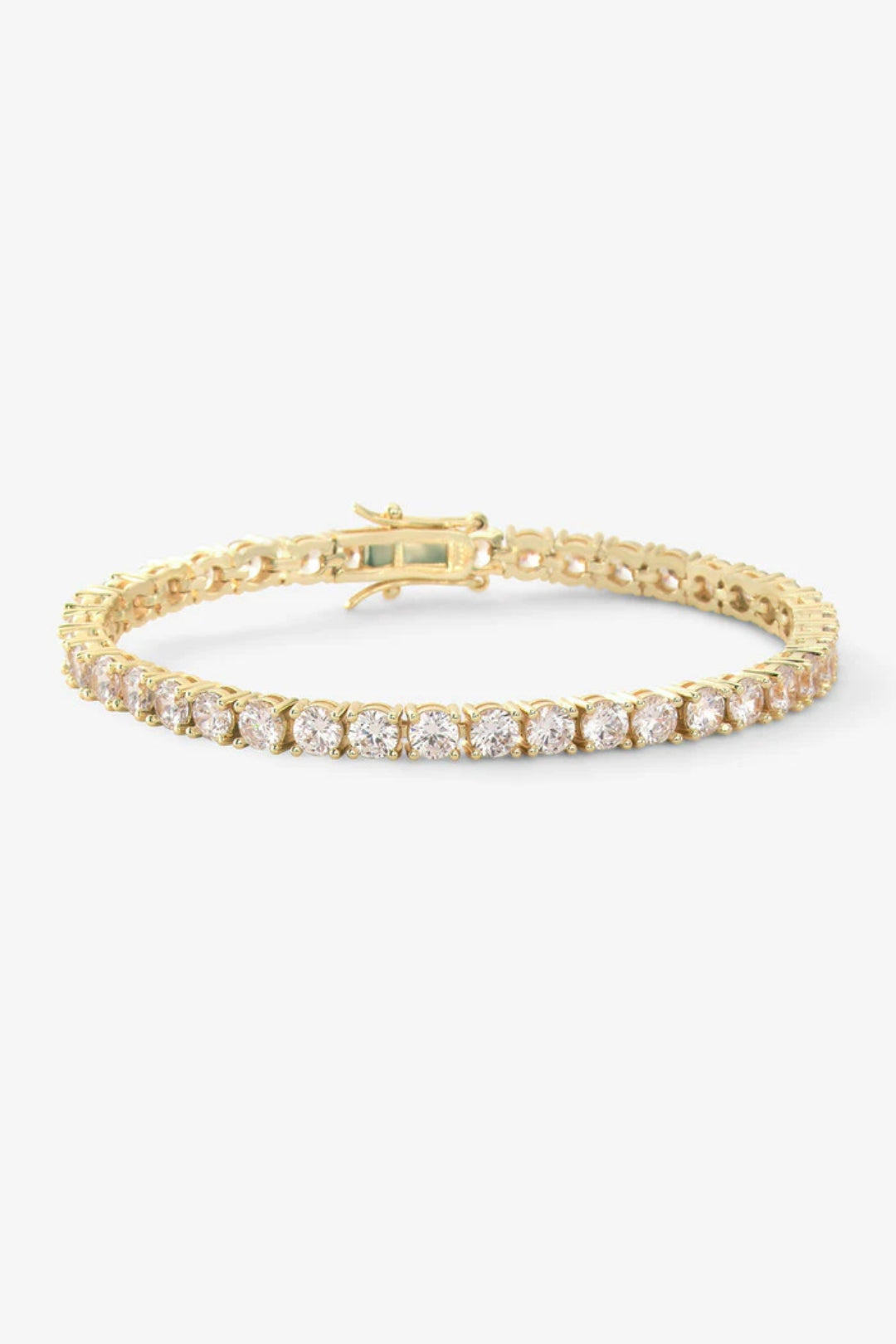 Gold Monroe Tennis Bracelet