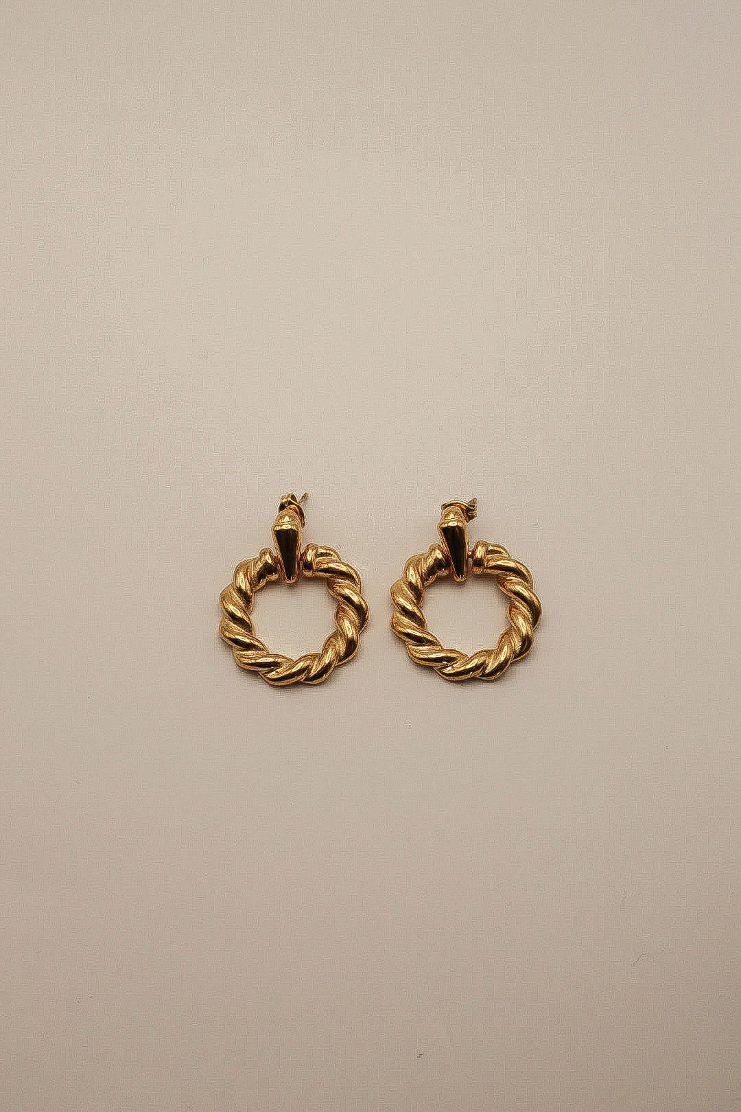 Gold Annie Earring