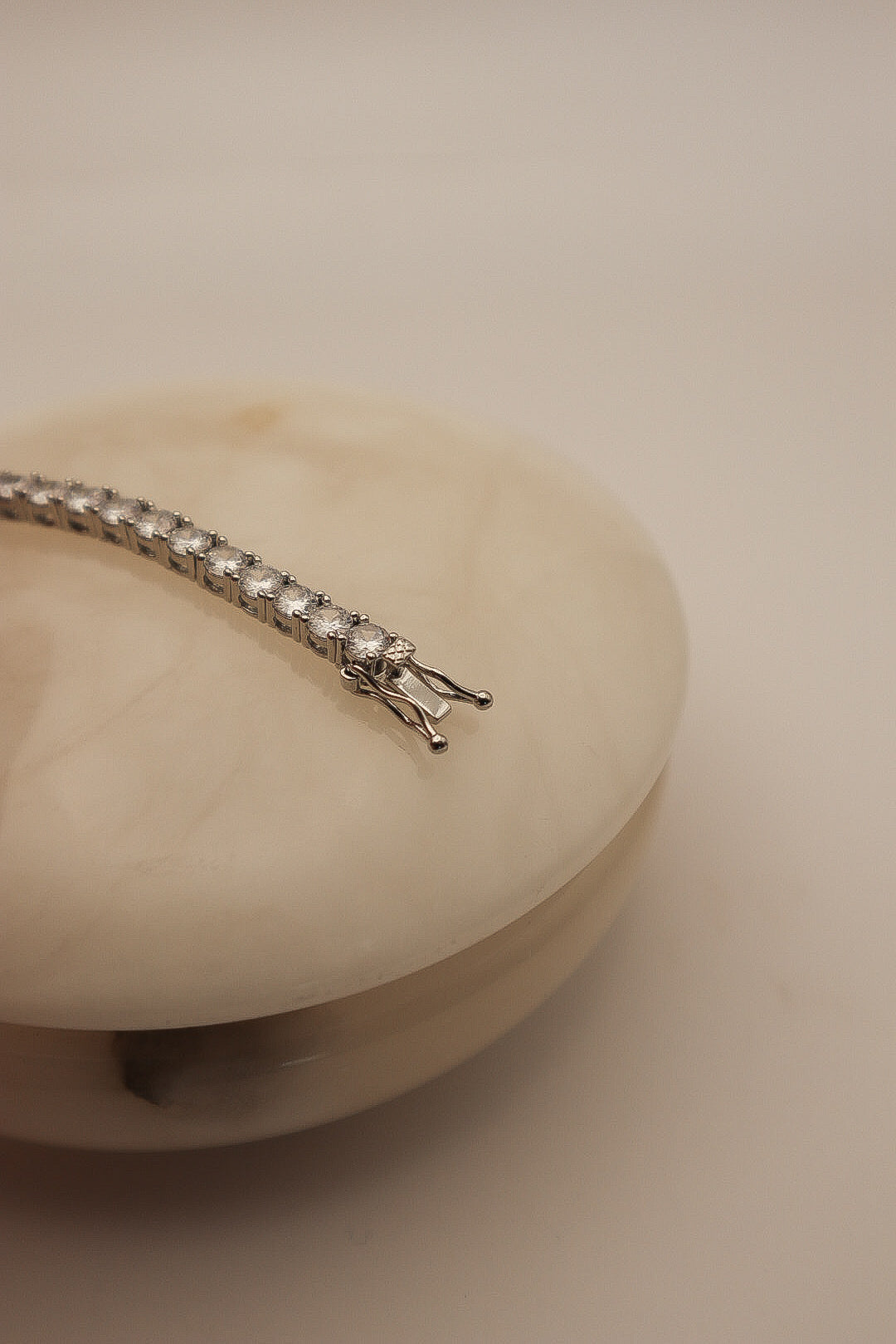Silver Monroe Tennis Bracelet