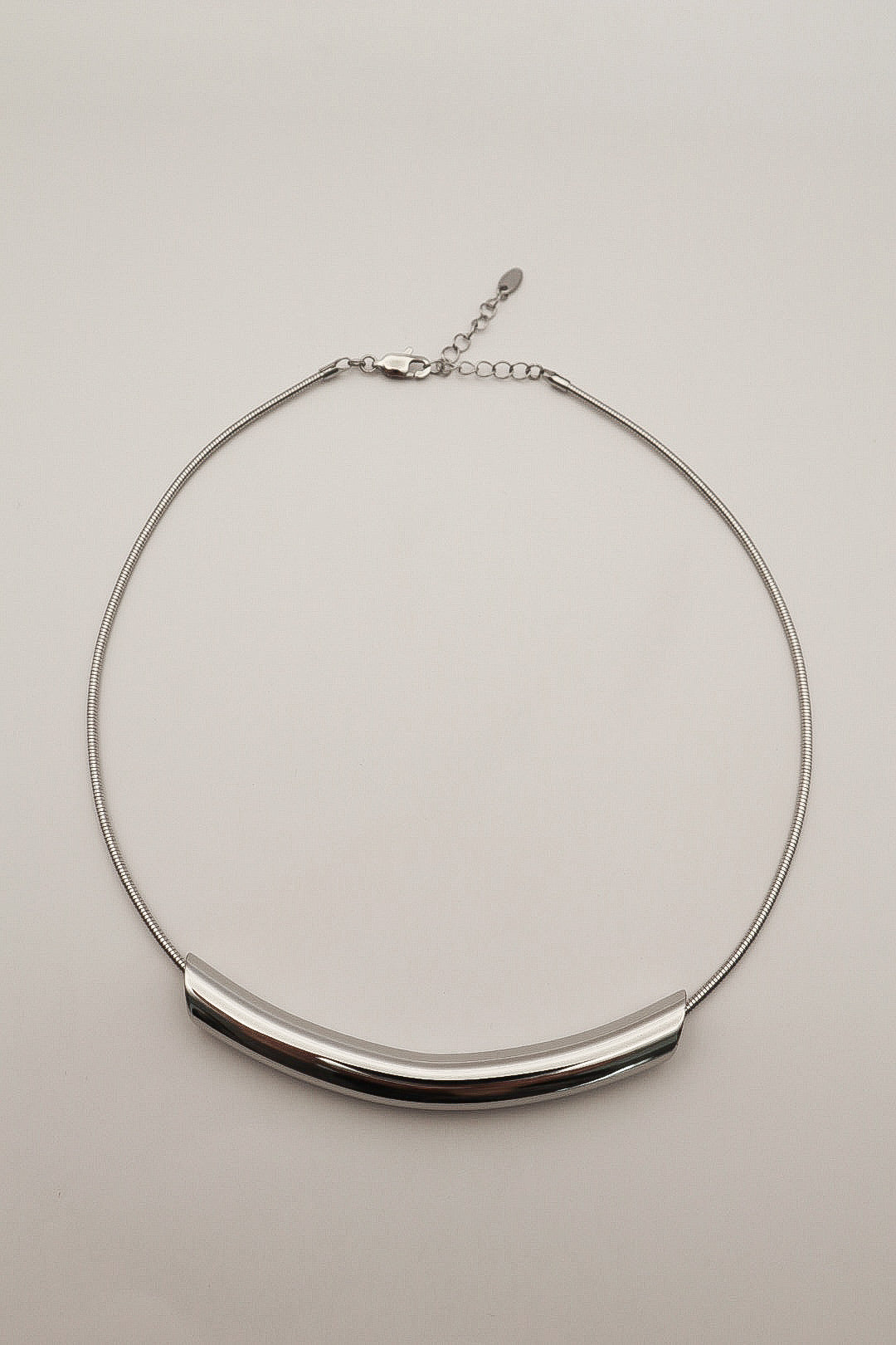 Silver Oakley Necklace