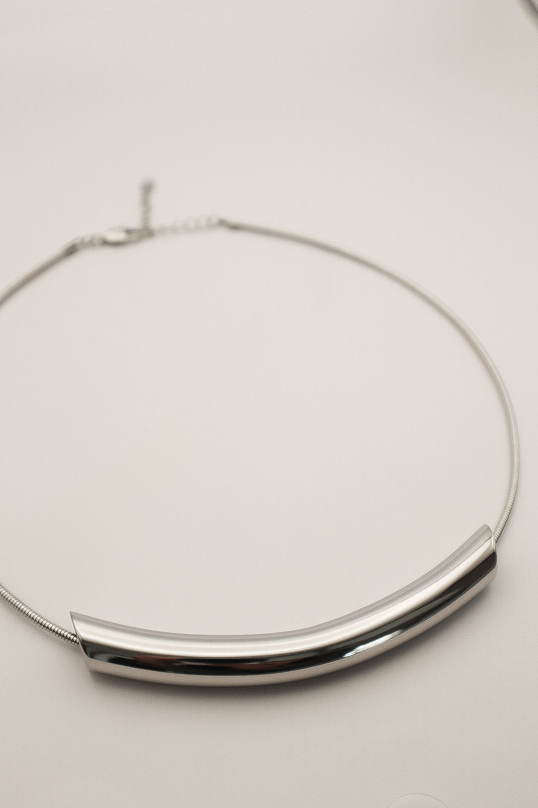 Silver Oakley Necklace