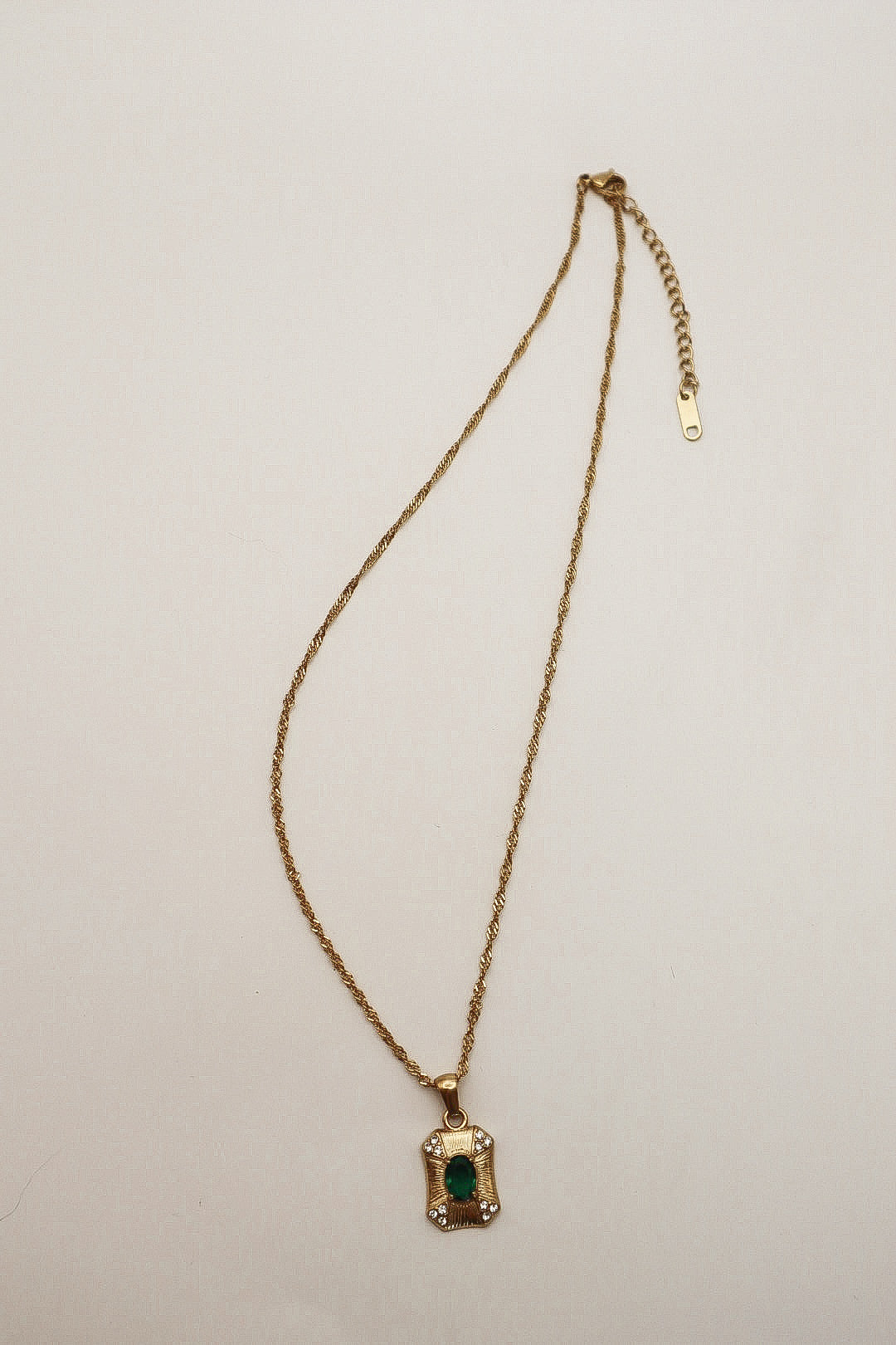 Emerald Bridget Necklace
