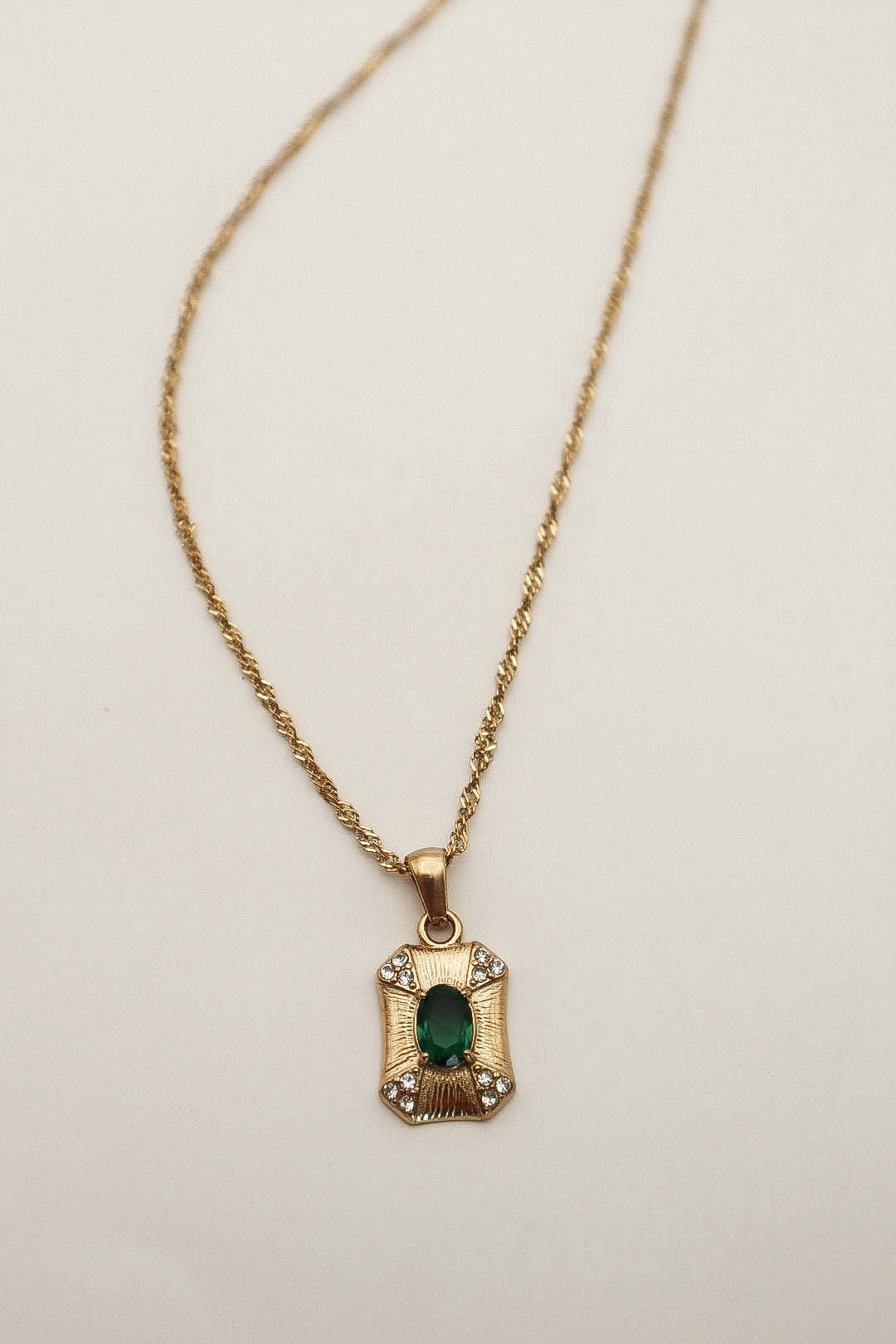 Emerald Bridget Necklace