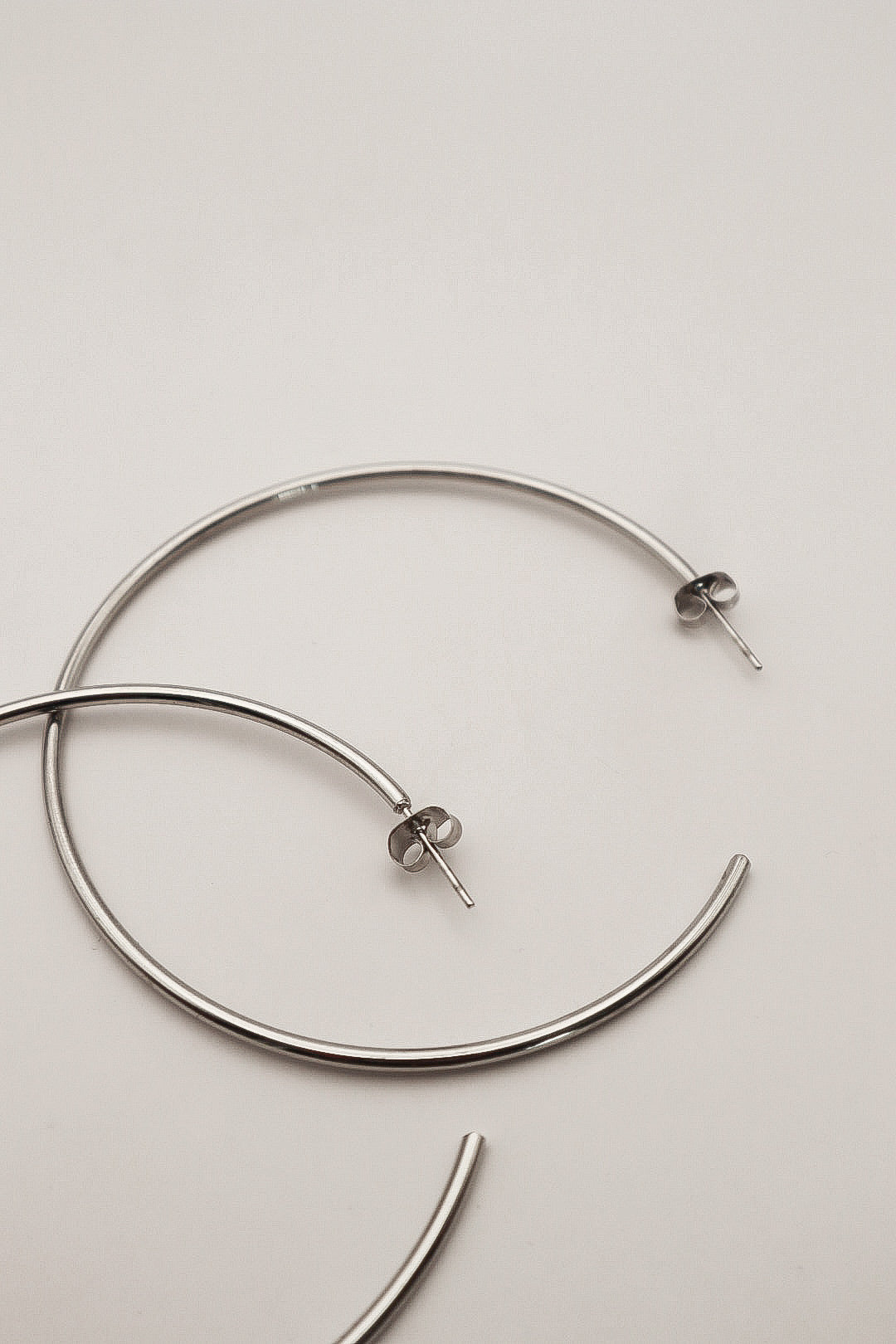 Silver Jolie Hoop