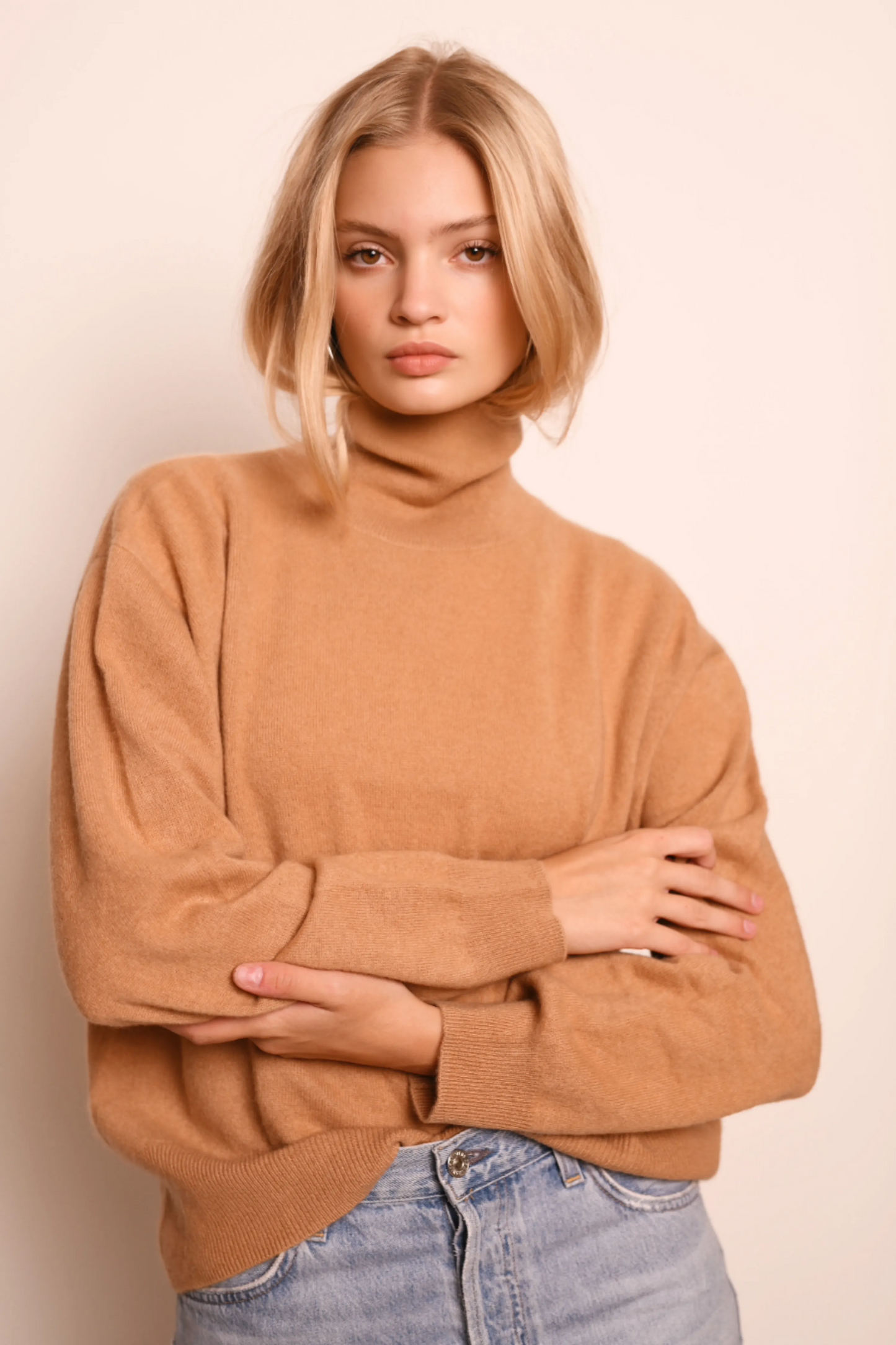 Marqaux Fawn Turtleneck