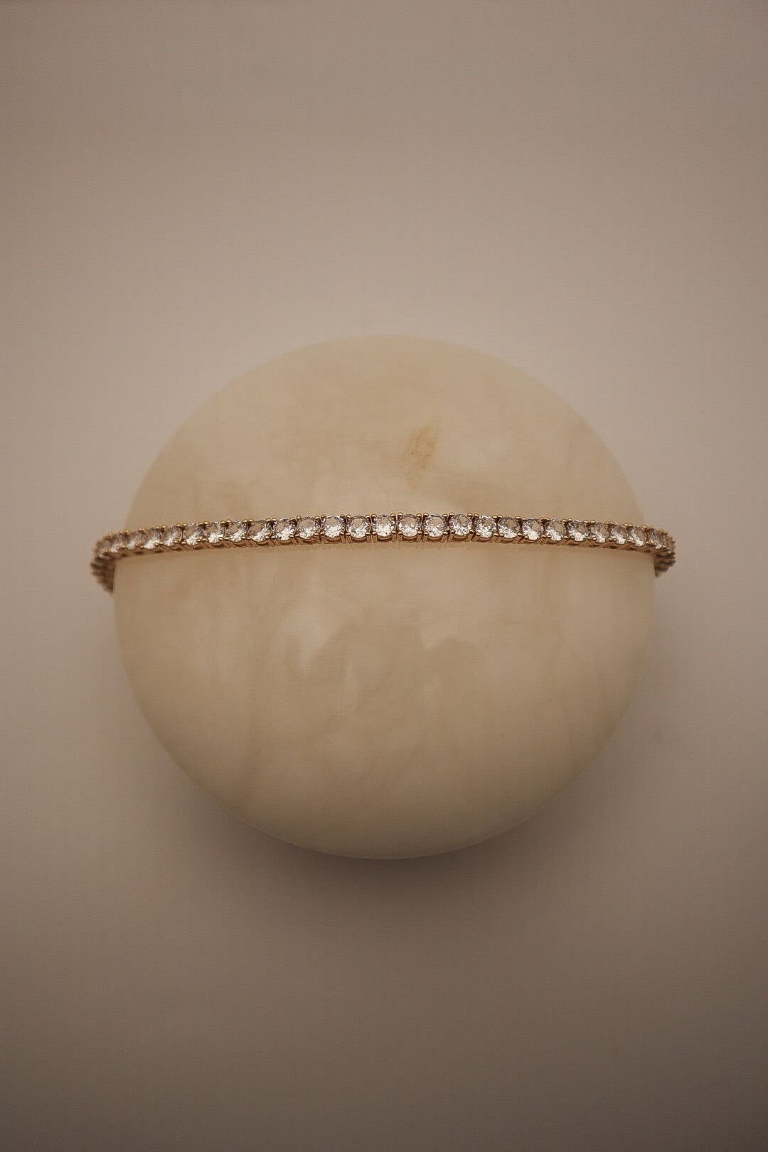 Gold Monroe Tennis Bracelet