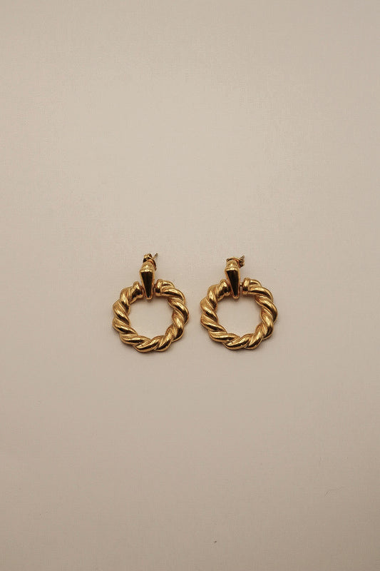 Gold Annie Earring
