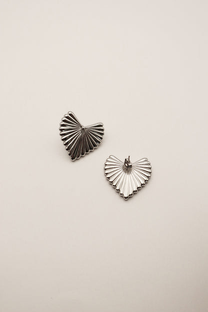 Silver Oakley Earring