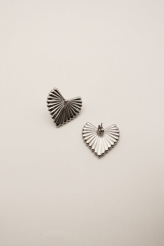 Silver Oakley Earring