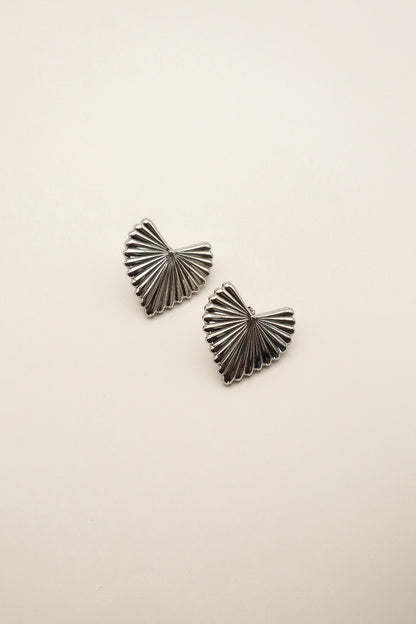 Silver Oakley Earring