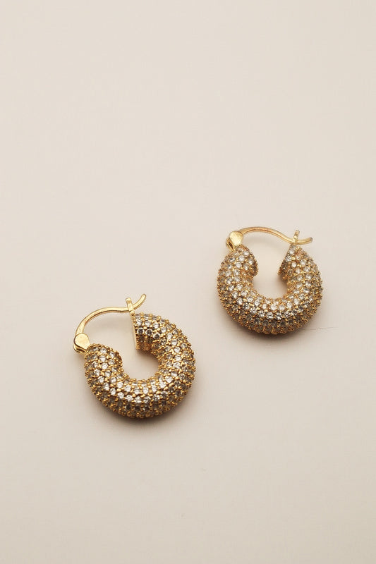 Gold Lucille Hoop