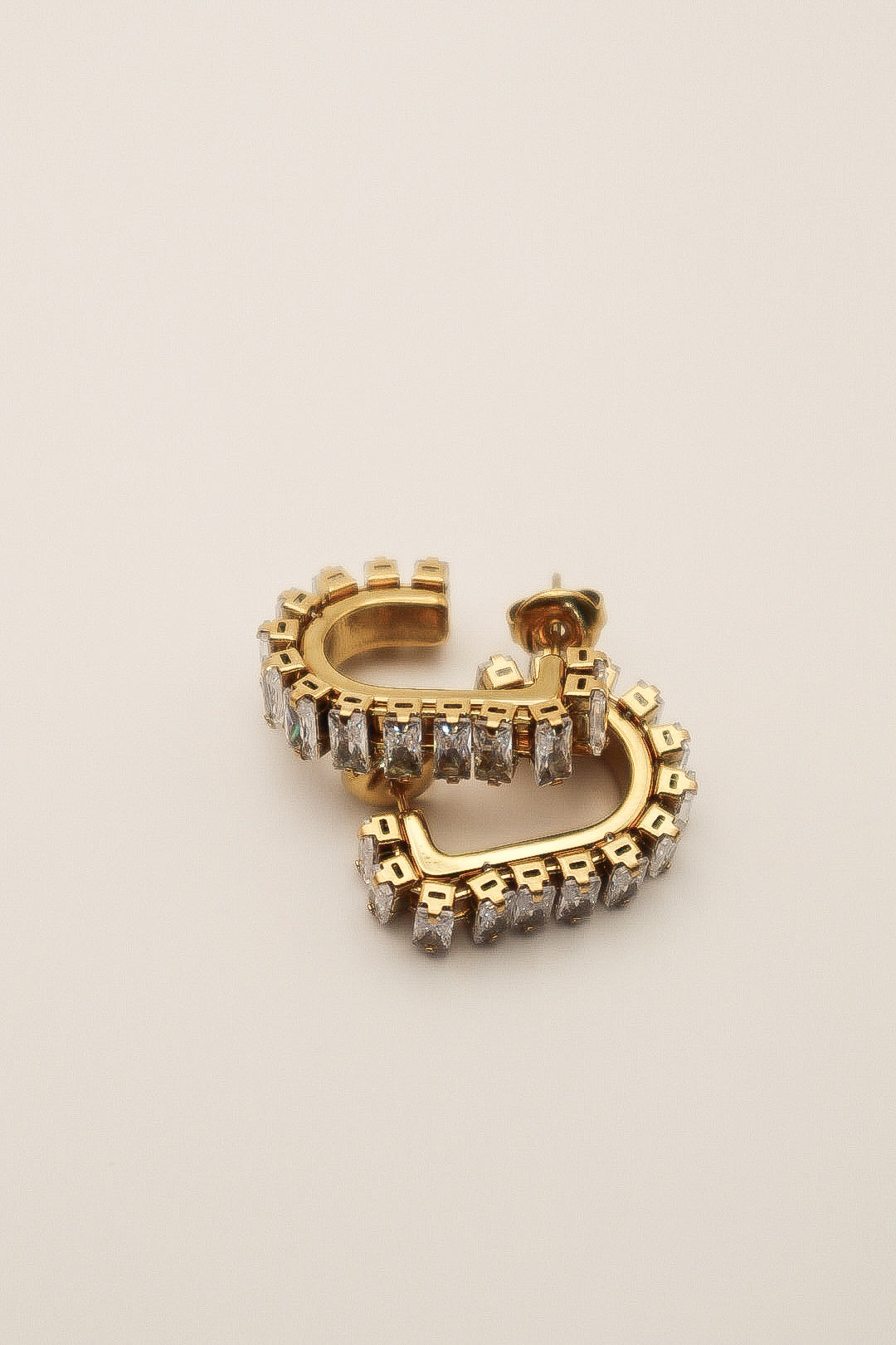 Gold Monroe Baguette Earring