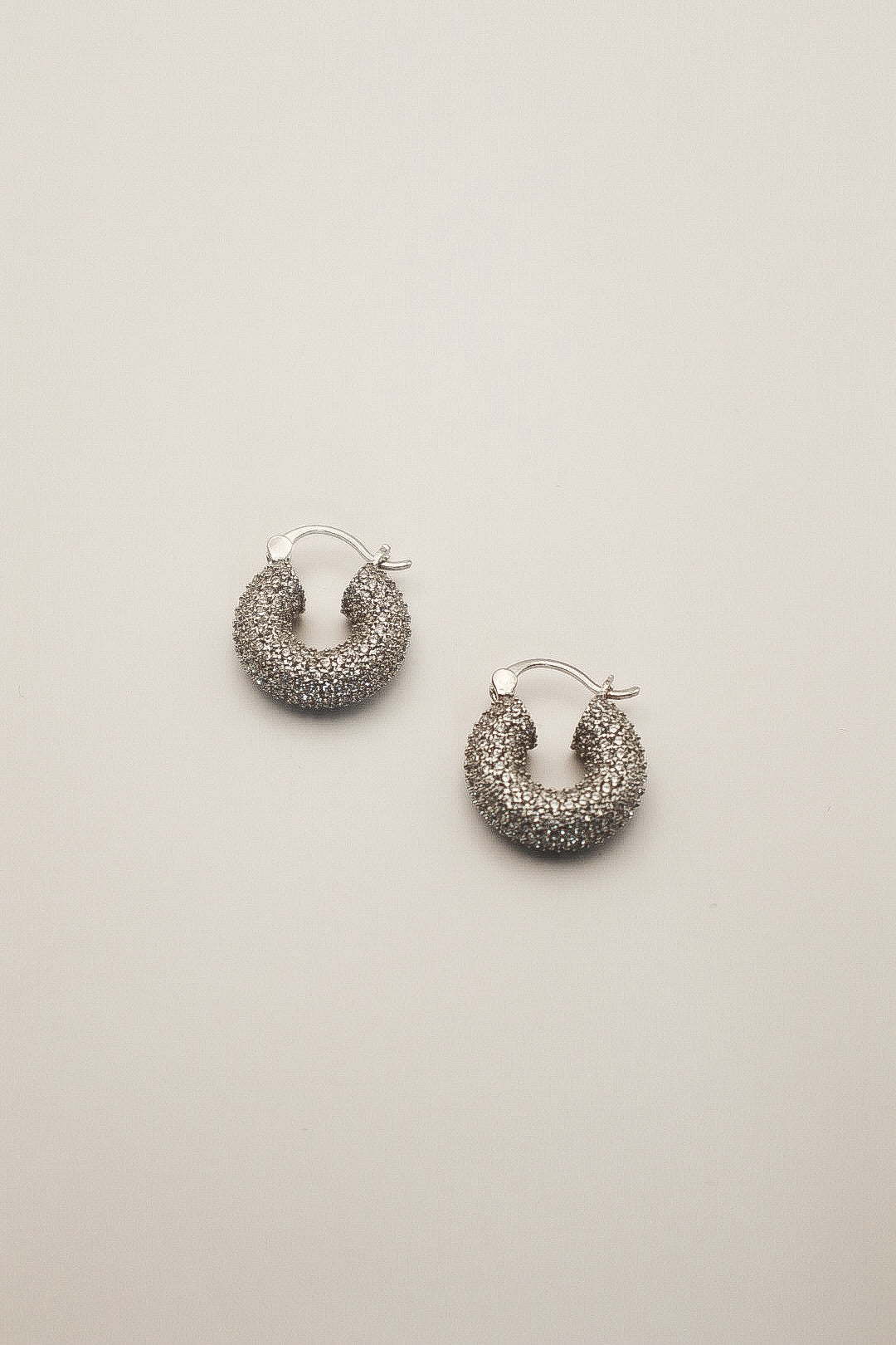 Silver Lucille Hoop