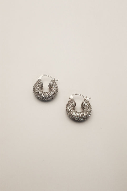 Silver Lucille Hoop