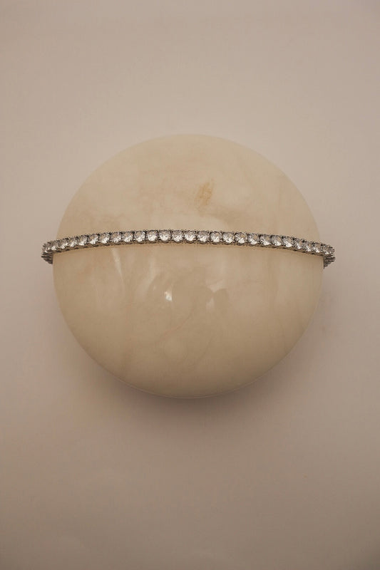 Silver Monroe Tennis Bracelet