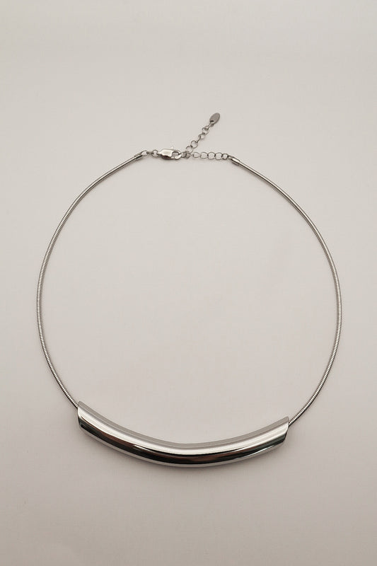 Silver Oakley Necklace
