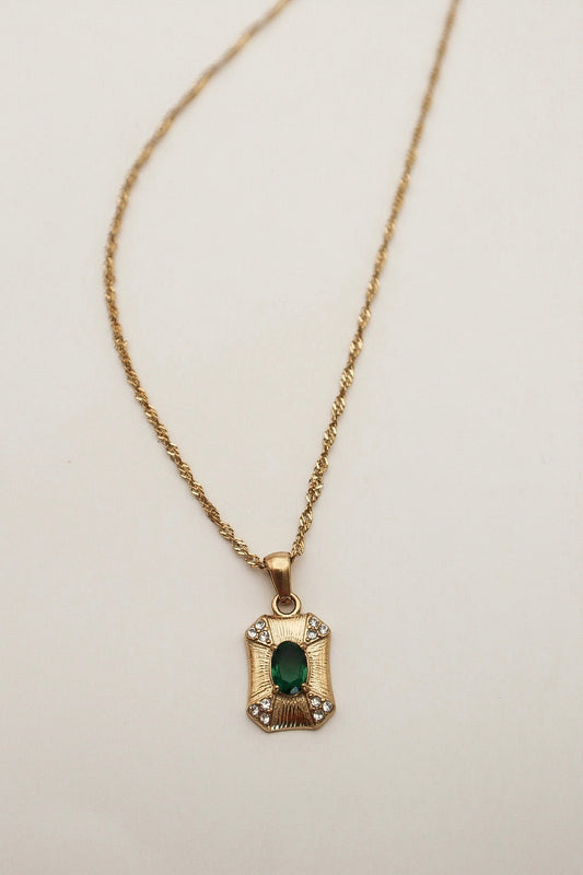 Emerald Bridget Necklace