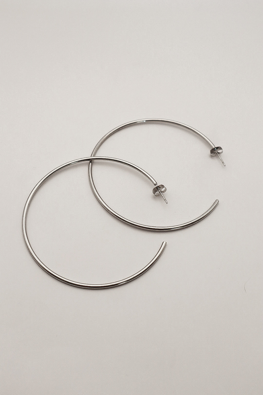 Silver Jolie Hoop